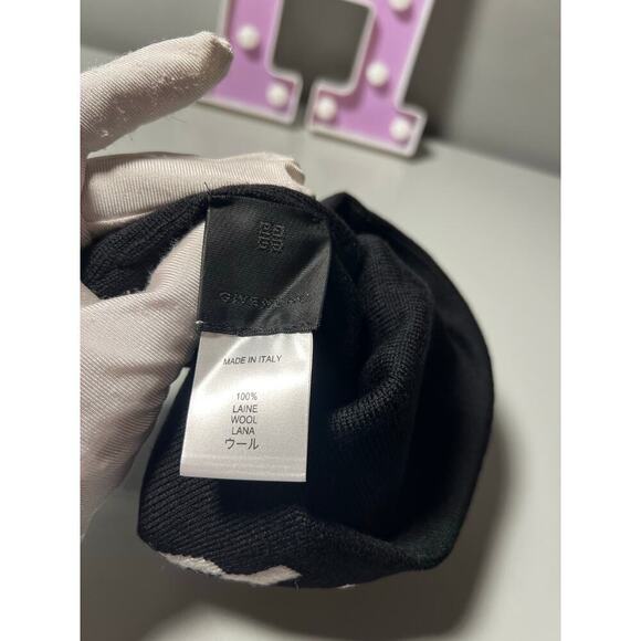 Givenchy Logo Cuff Wool Beanie - Picture 2 of 6